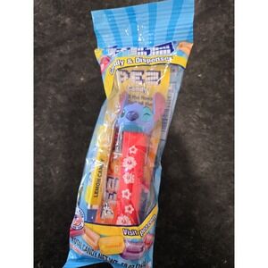 PEZ Disney Stitch Candy Dispenser Toy with Lemon‎ Candy New